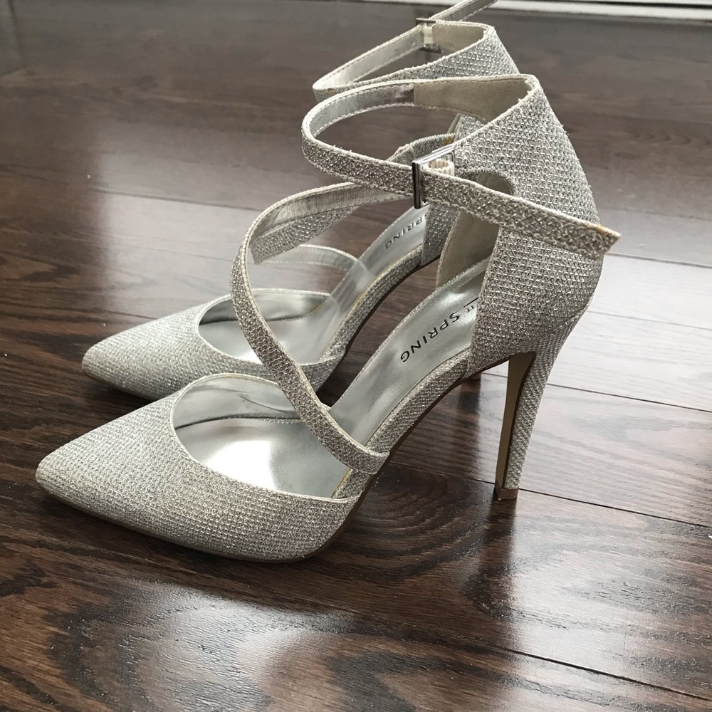Call it springs sparkly heels